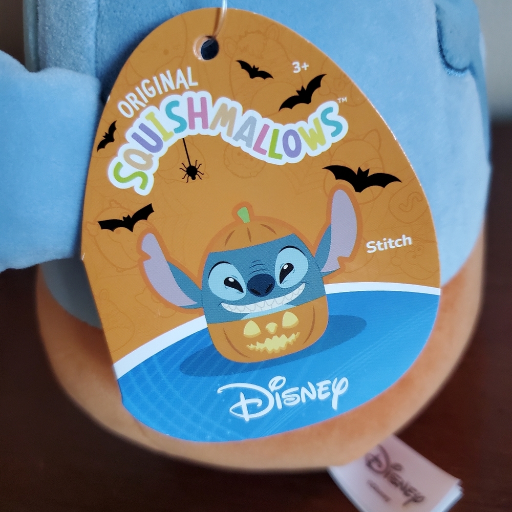 Squishmallows Stitch Pumpkin Halloween Plush 8" Inch Jazwares 2025 NWT NEW - Picture 5 of 7